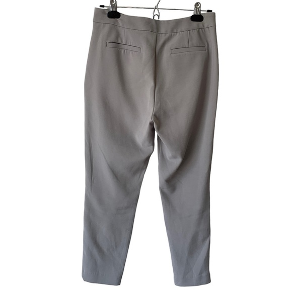 Oak + FORT Ankle Cropped Cigarette Trousers Grey Women's Size 2 - Picture 7 of 10